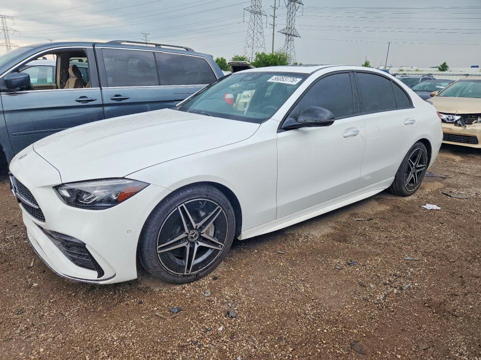 2022 Mercedes-benz C-klasse VIN W1KAF4HB6NR015238 COPART salvage auction — SIDE, IL - SALVAGE CERTIFICATE, sold $6,600 on 2026-07-30 (photo 1)
