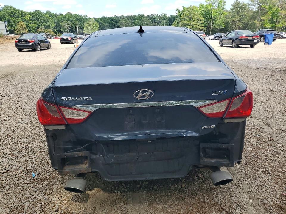 2013 Hyundai Sonata VIN 5NPEC4AB3DH593981 COPART salvage auction — REAR END, Nc - Salvage Certificate Of Title, sold $775 on 2026-07-31 (photo 6)