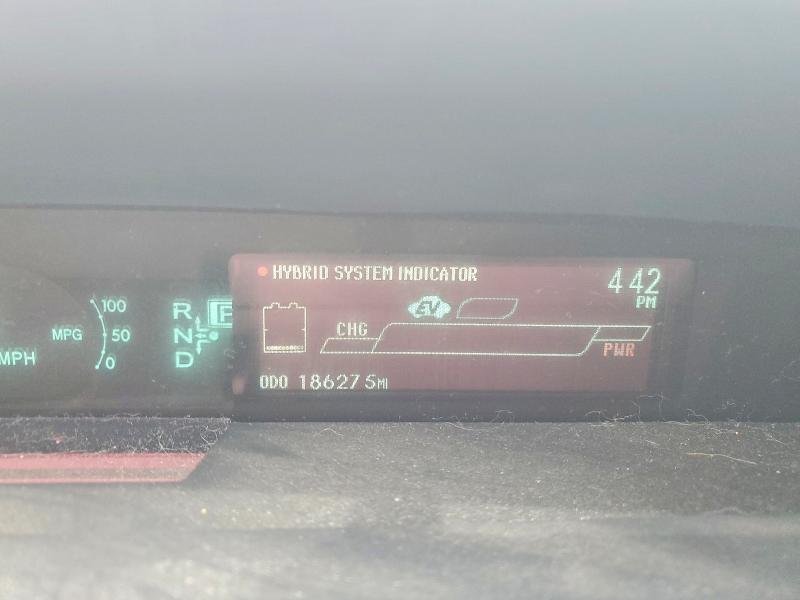 2013 Toyota Prius VIN JTDKN3DU6D1712411 COPART salvage auction — FRONT END, Tx - Certificate Of Title, sold $1,250 on 2026-07-09 (photo 9)