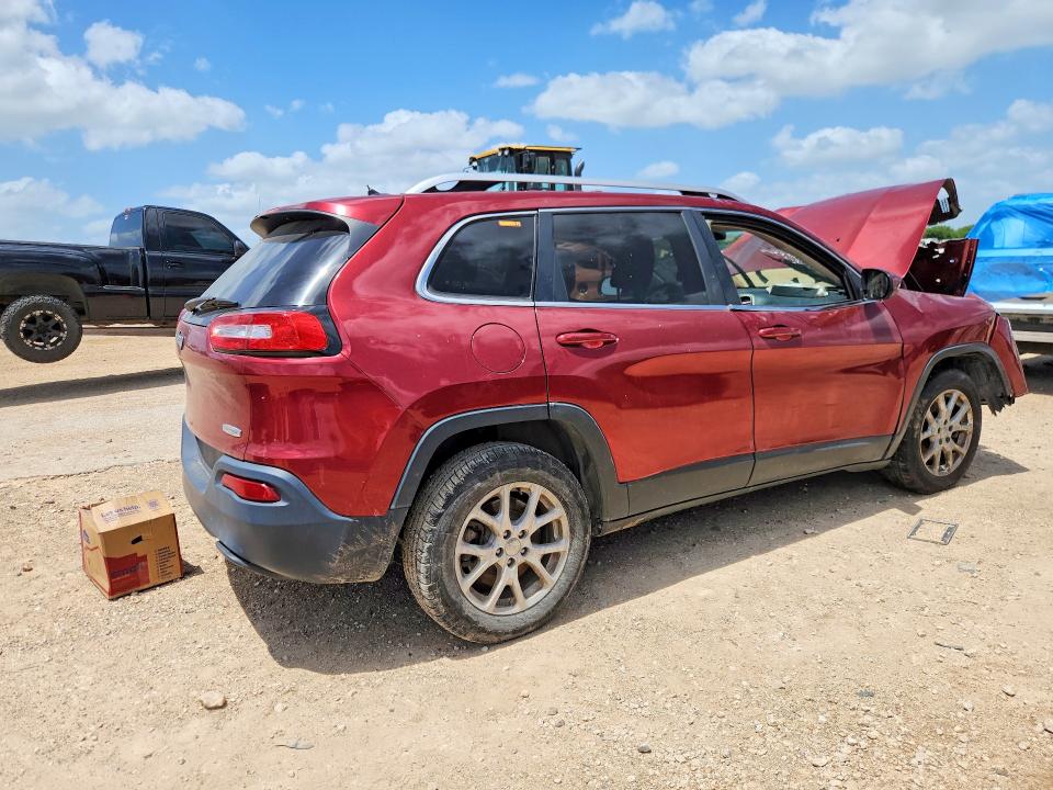 2014 Jeep Cherokee VIN 1C4PJLCS2EW155518 COPART salvage auction — FRONT END, Tx - Salvage Vehicle Title, sold $900 on 2026-07-02 (photo 3)