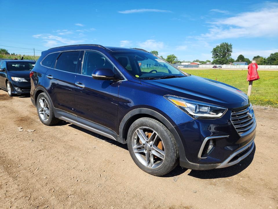 2018 Hyundai Santa fe VIN KM8SNDHF7JU260895 COPART salvage auction — MECHANICAL, Oh - Certificate Of Title, sold $2,400 on 2026-07-22 (photo 4)