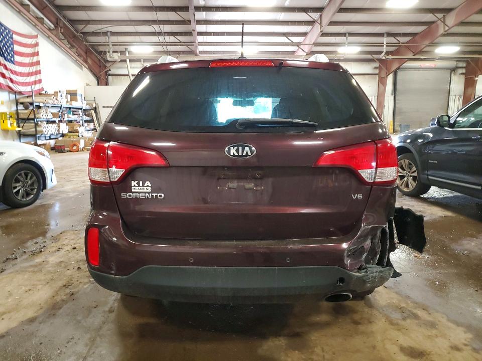 2015 Kia Sorento VIN 5XYKT4A72FG643889 COPART salvage auction — FRONT END, Mi - Certificate Of Title, sold $875 on 2026-07-17 (photo 6)