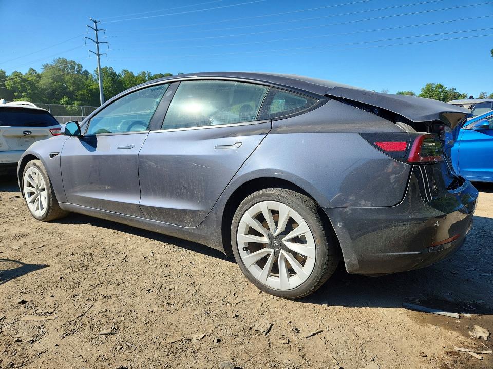 2022 Tesla Model 3 VIN 5YJ3E1EB0NF124065 COPART salvage auction — REAR END, Md - Cert Of Salvage < 75% Damage, sold $8,800 on 2026-07-31 (photo 2)