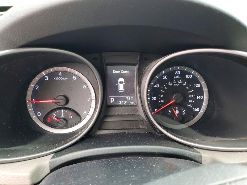2015 Hyundai Santa fe VIN 5XYZTDLB1FG299312 COPART salvage auction — FRONT END, Ny - Mv-907A Salvage Certificate, sold $2,000 on 2026-07-14 (photo 9)