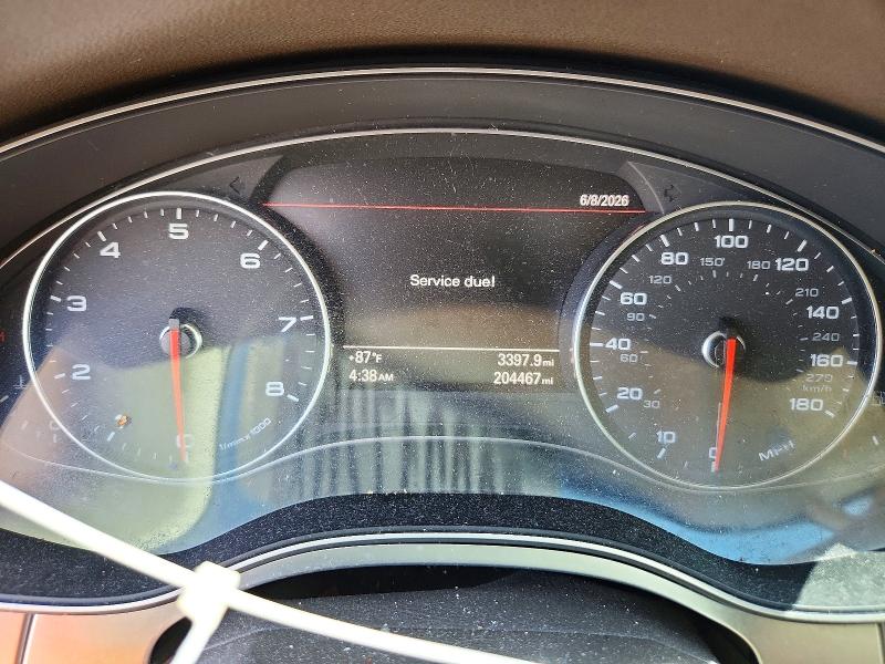 2012 Audi VIN WAUSGAFCXCN021986 COPART salvage auction — WATER/FLOOD, Tn - Salvage Cert-Water Damage, sold $1,050 on 2026-07-14 (photo 9)