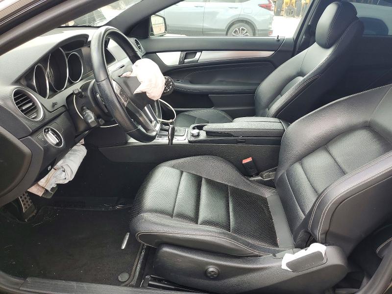 2012 Mercedes-benz C-klasse VIN WDDGJ4HB4CF855641 COPART salvage auction — FRONT END, Tx - Salvage Vehicle Title, sold $175 on 2026-07-23 (photo 7)