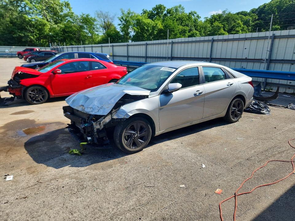 2022 Hyundai Elantra VIN 5NPLM4AG3NH082904 COPART salvage auction — FRONT END, Pa - Certificate Of Salvage, sold $700 on 2026-07-30 (photo 1)