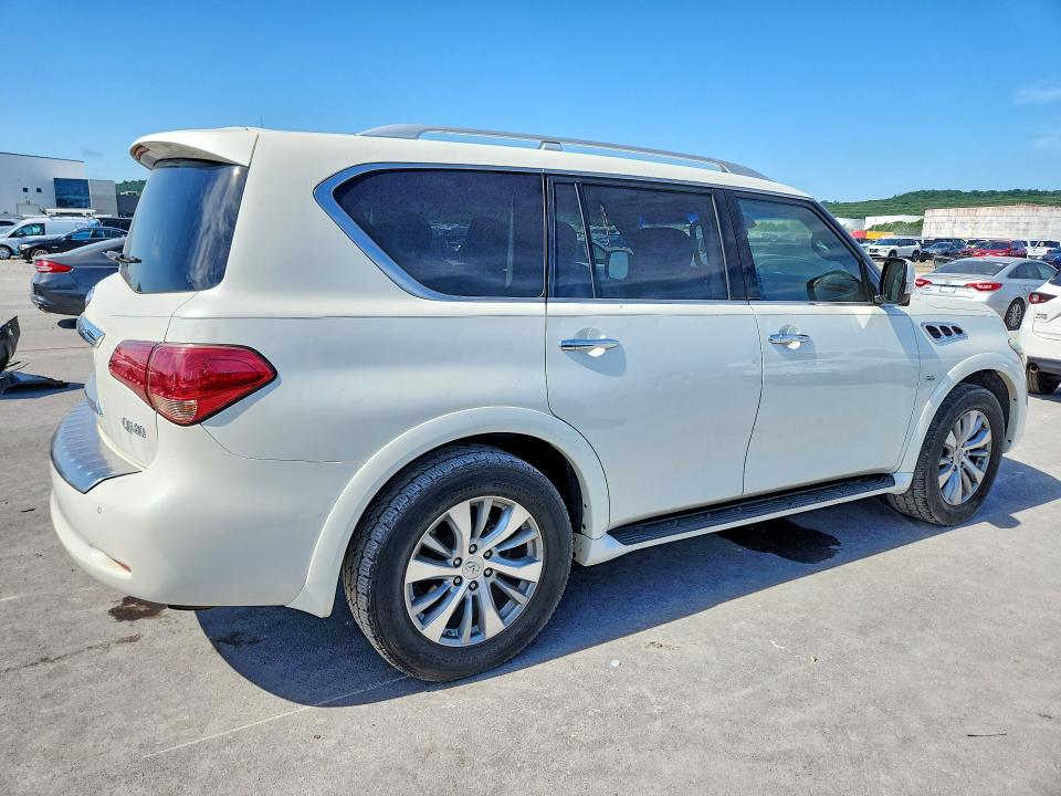 2015 Infiniti Qx80 VIN JN8AZ2NF8F9570260 COPART salvage auction — HAIL, Ok - Certificate Of Title (P), sold $5,600 on 2026-07-06 (photo 3)