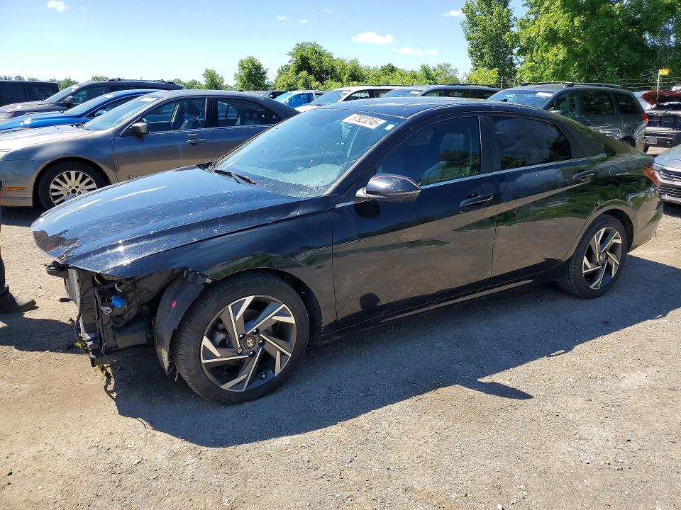 2024 Hyundai Elantra VIN KMHLN4DG6RU723527 COPART salvage auction — FRONT END, On - Permit No Brand - Unfit, sold $7,300 on 2026-07-09 (photo 1)