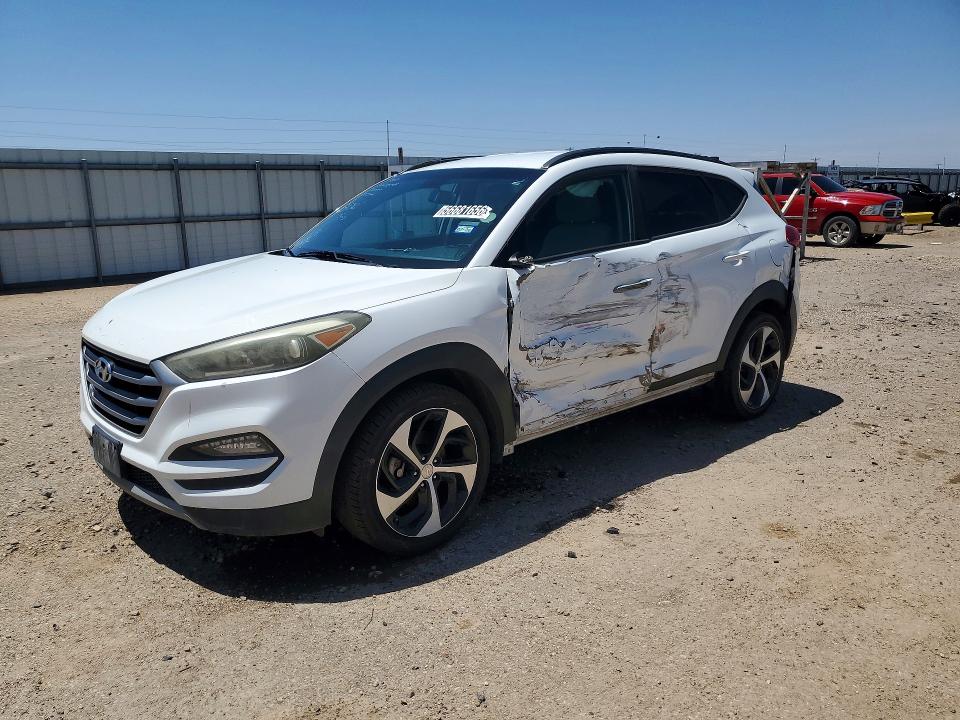 2017 Hyundai Tucson VIN KM8J33A25HU468996 COPART salvage auction — SIDE, Tx - Certificate Of Title, sold $100 on 2026-07-28 (photo 1)