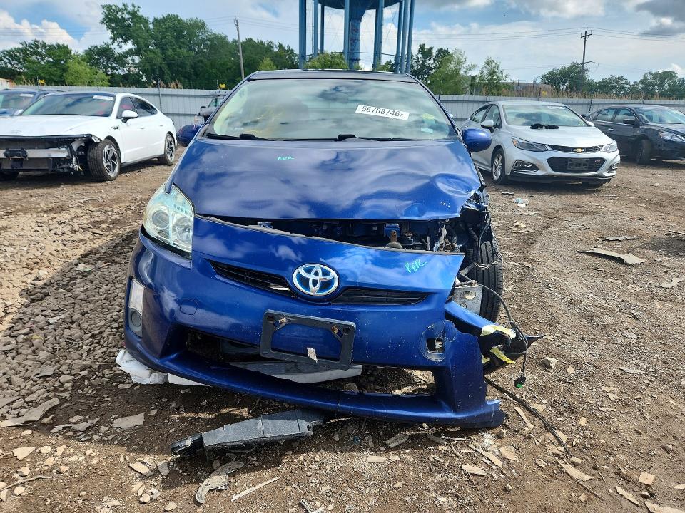 2010 Toyota Prius VIN JTDKN3DU8A1306982 COPART salvage auction — FRONT END, Il - Salvage Certificate, sold $1,300 on 2026-07-29 (photo 5)