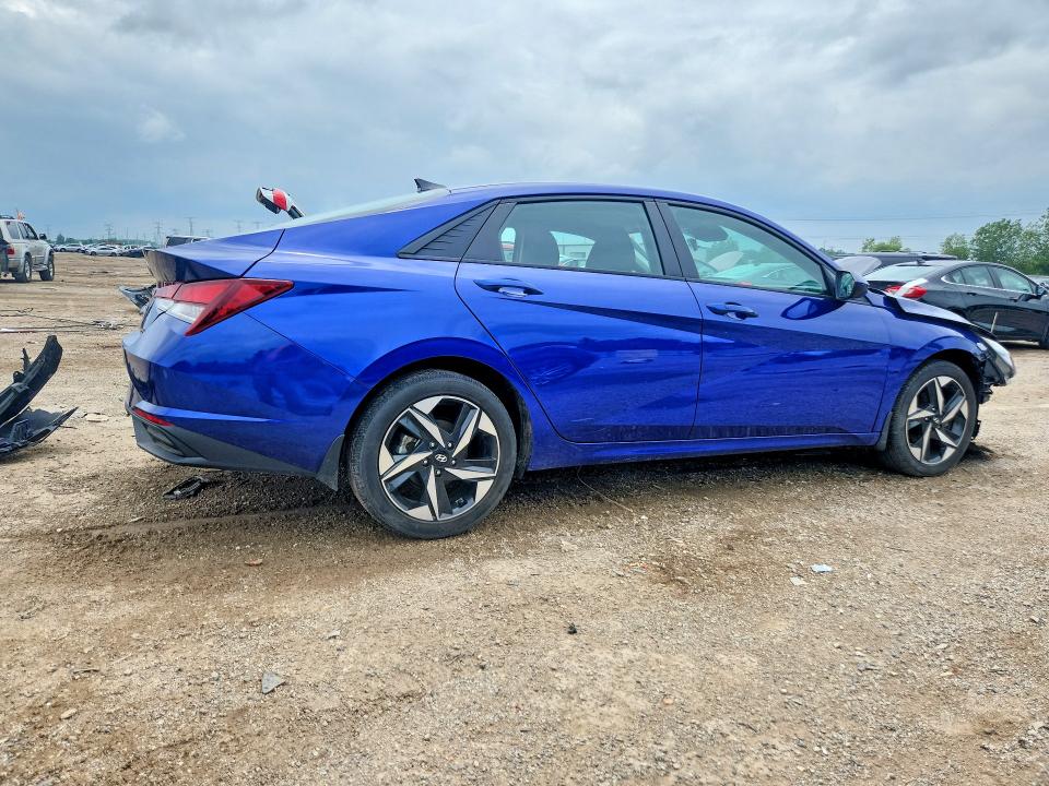 2023 Hyundai Elantra VIN KMHLS4AG9PU449931 COPART salvage auction — FRONT END, Il - Salvage Certificate, sold $225 on 2026-07-28 (photo 3)