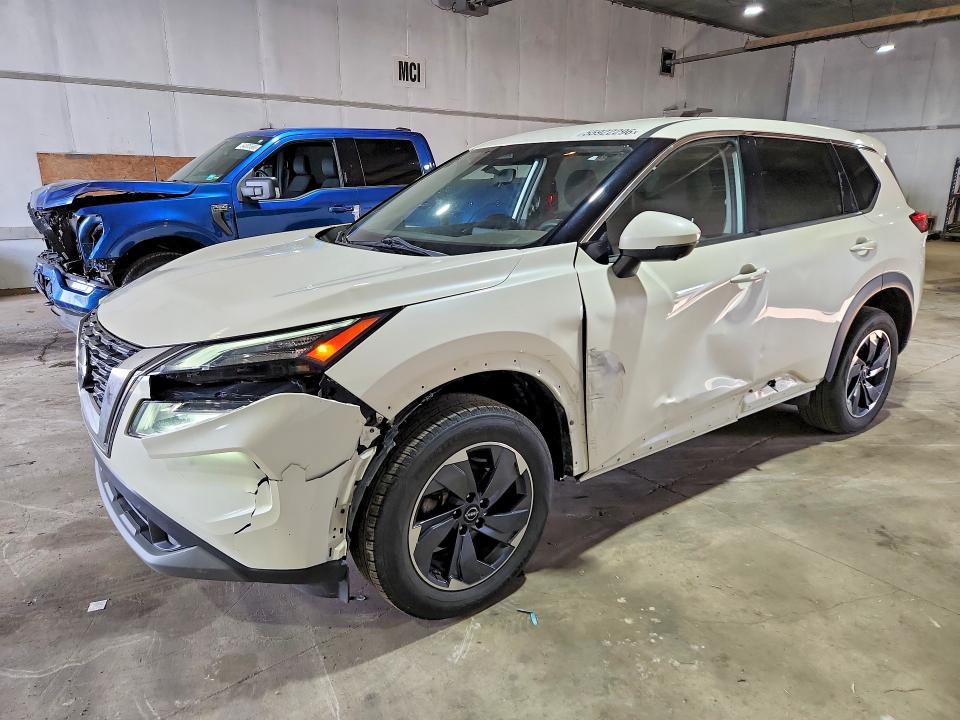 2021 Nissan Rogue VIN JN8AT3BB8MW207125 COPART salvage auction — FRONT END, Mi - Certificate Of Title, sold $3,750 on 2026-07-10 (photo 1)
