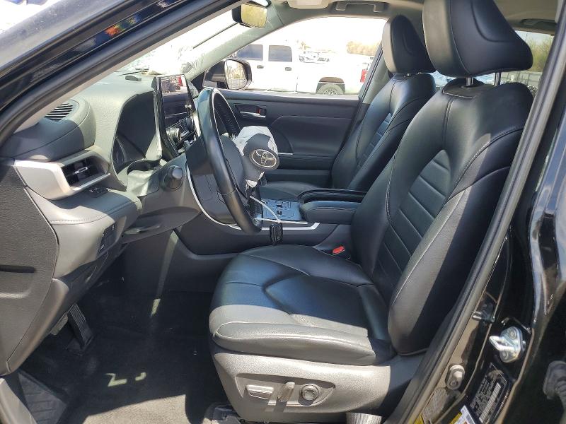 2023 Toyota Highlander VIN 5TDKDRAH1PS034820 COPART salvage auction — FRONT END, NV - SALVAGE TITLE, sold $250 on 2026-07-30 (photo 7)