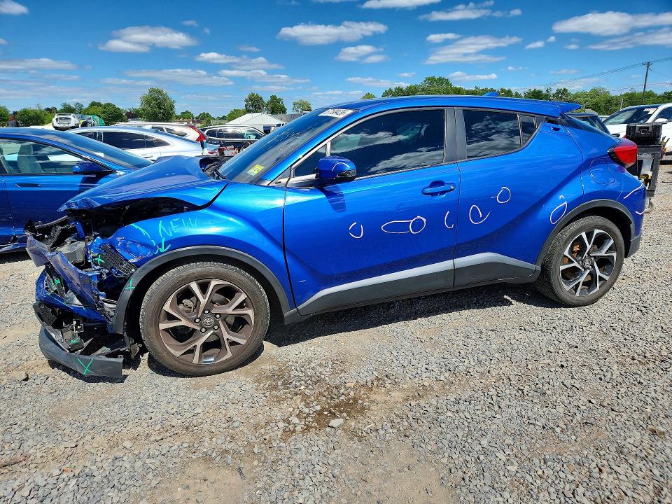 2019 Toyota C-hr VIN NMTKHMBXXKR084345 COPART salvage auction — FRONT END, Nj - Cert Of Title-Salvage, sold $4,050 on 2026-07-21 (photo 1)