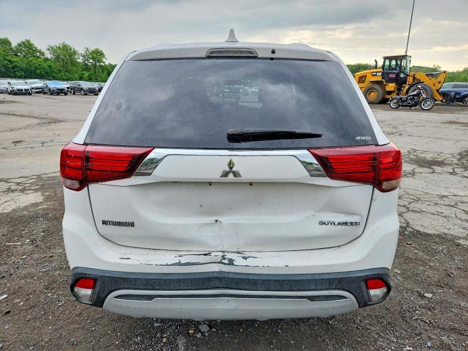 2019 Mitsubishi Outlander VIN JA4AZ3A35KZ051331 COPART salvage auction — REAR END, Ny - Mv-907A Salvage Certificate, sold $5,400 on 2026-07-16 (photo 6)