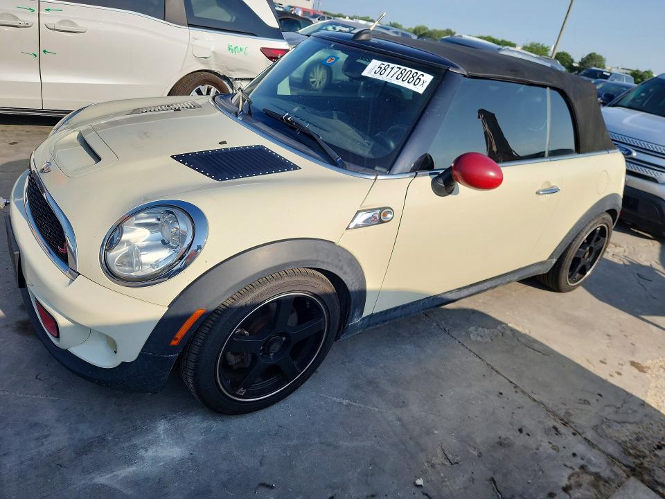 2014 Mini VIN WMWZP3C57ET298352 COPART salvage auction — REAR END, Tx - Salvage Vehicle Title, sold $850 on 2026-08-06 (photo 1)