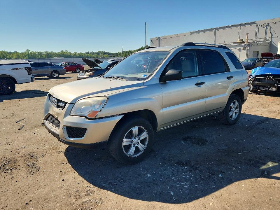 2009 Kia Sportage VIN KNDJF724997590554 COPART salvage auction — FRONT END, Va - Cert Of Title - Salvage, sold $1,150 on 2026-07-08 (photo 1)