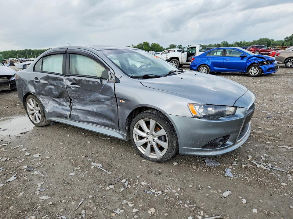 2014 Mitsubishi Lancer VIN JA32U8FW2EU013547 COPART salvage auction — SIDE, Il - Salvage Certificate, sold $1,300 on 2026-07-15 (photo 4)