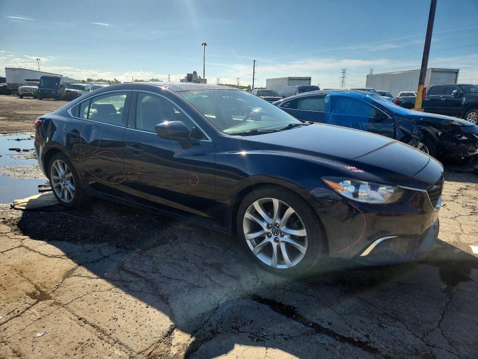 2015 Mazda 6 VIN JM1GJ1V55F1217164 COPART salvage auction — ROOF, Mi - Certificate Of Title, sold $1,750 on 2026-07-02 (photo 4)