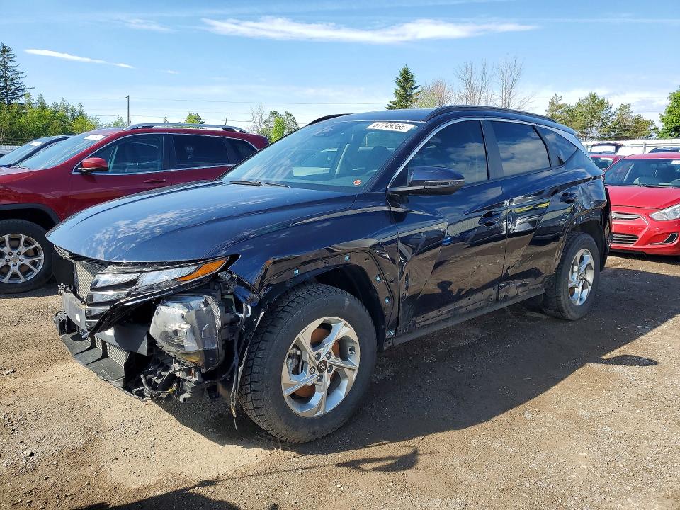 2023 Hyundai Tucson VIN KM8JBCAE5PU259088 COPART salvage auction — FRONT END, ON - PERMIT NO BRAND - UNFIT, sold $5,000 on 2026-07-14 (photo 1)