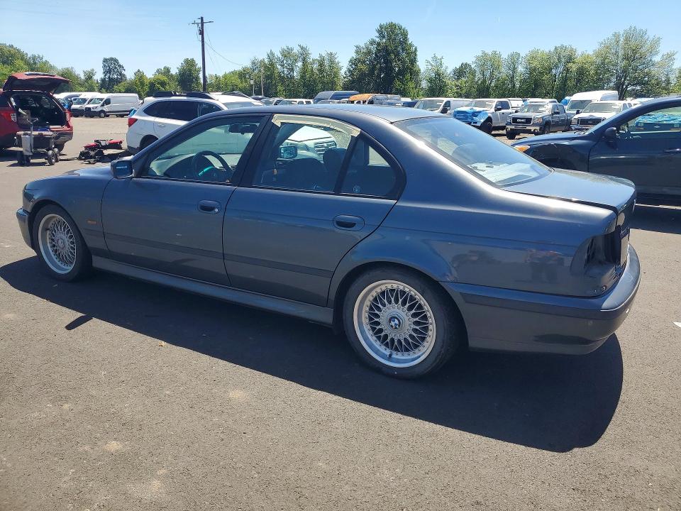 2000 BMW 5er VIN WBADM5345YBY18399 COPART salvage auction — REAR END, Or - Salvage Title Certificate, sold $500 on 2026-08-12 (photo 2)