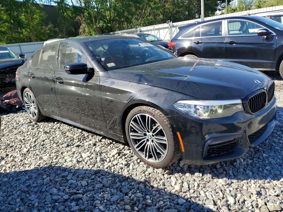 2019 BMW 5 series VIN WBAJE7C54KG892511 COPART salvage auction — BURN, MA - CERT OF TITLE-SALVAGE, sold $7,200 on 2026-07-02 (photo 4)
