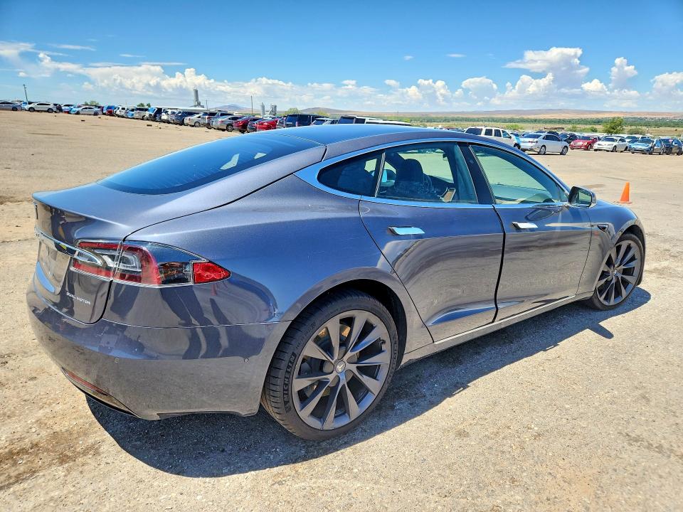 2021 Tesla Model s VIN 5YJSA1E20MF427773 COPART salvage auction — FRONT END, NM - CERT OF TITLE-SALVAGE, sold $275 on 2026-07-27 (photo 3)