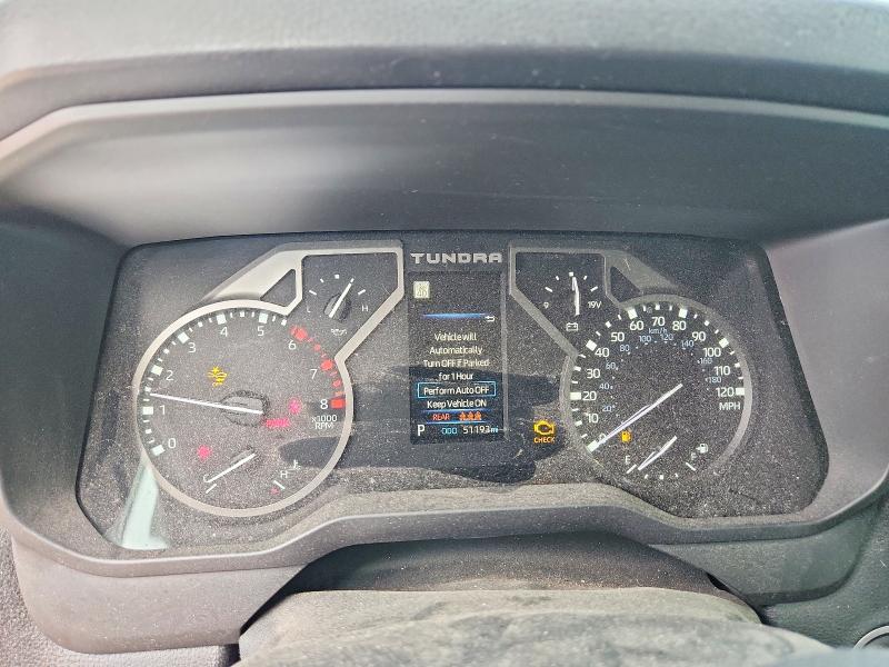 2023 Toyota Tundra VIN 5TFLA5DB8PX064646 COPART salvage auction — FRONT END, Tx - Salvage Vehicle Title, sold $14,900 on 2026-07-15 (photo 9)