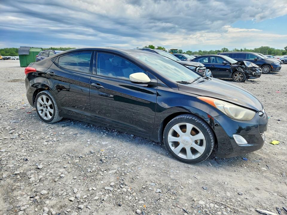 2013 Hyundai Elantra VIN KMHDH4AE1DU971000 COPART salvage auction — NORMAL WEAR, Il - Certificate Of Title, sold $775 on 2026-07-13 (photo 4)