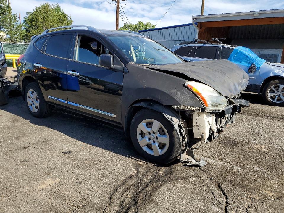 2014 Nissan Rogue VIN JN8AS5MV2EW722211 COPART salvage auction — FRONT END, Co - Salvage Title, sold $400 on 2026-07-16 (photo 4)