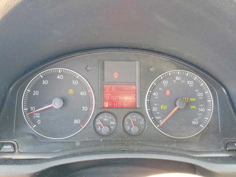 2007 Volkswagen Jetta VIN 3VWGG71K77M196235 COPART salvage auction — FRONT END, Ca - Salvage Certificate, sold $200 on 2026-07-24 (photo 9)