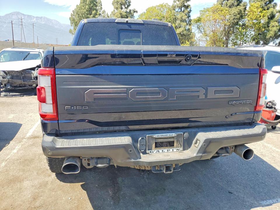 2022 Ford F-150 VIN 1FTFW1RG0NFC21018 COPART salvage auction — MECHANICAL, Ca - Salvage Certificate, sold $26,500 on 2026-07-30 (photo 6)