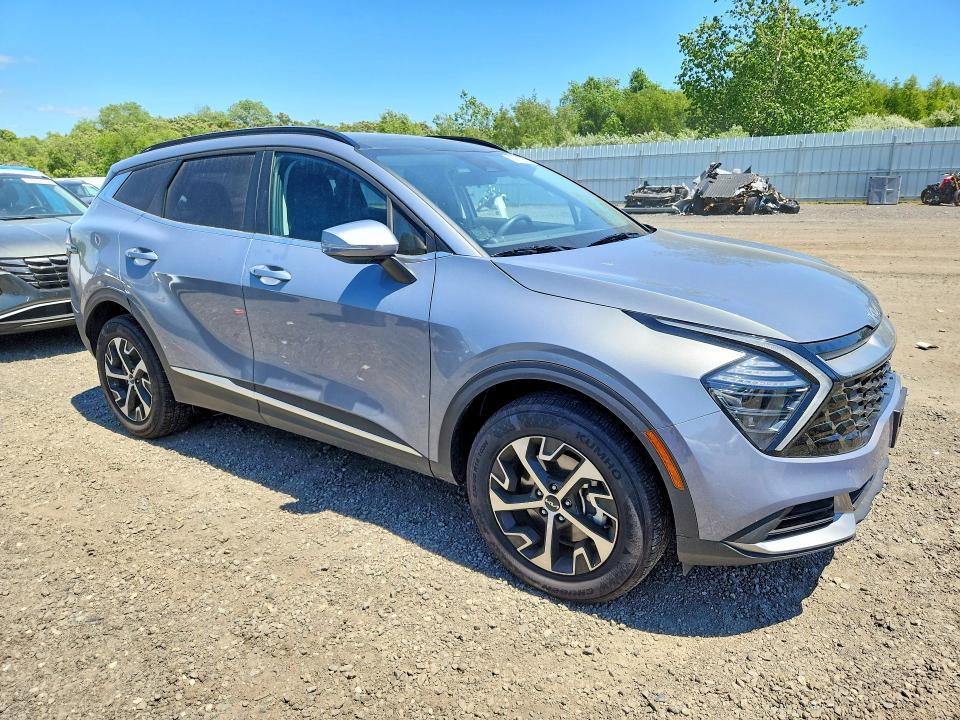 2025 Kia Sportage VIN 5XYK3CDF4SG290742 COPART salvage auction — FRONT END, Ma - Cert Of Title-Salvage, sold $8,300 on 2026-07-22 (photo 4)