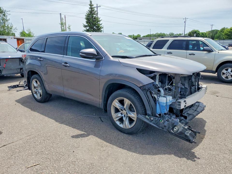 2015 Toyota VIN 5TDDKRFH8FS118655 COPART salvage auction — FRONT END, Mn - Cert Of Title-Salvage, sold $6,300 on 2026-07-28 (photo 4)
