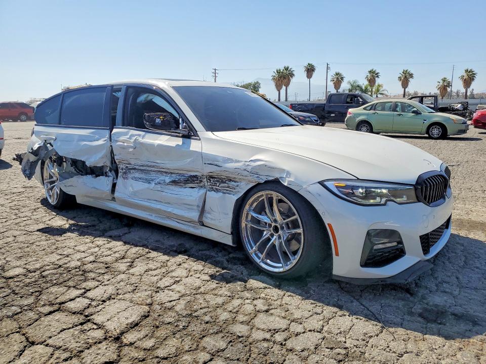 2021 BMW 3er VIN 3MW5R1J09M8C15904 COPART salvage auction — SIDE, Ca - Salvage Certificate, sold $11,500 on 2026-07-30 (photo 4)