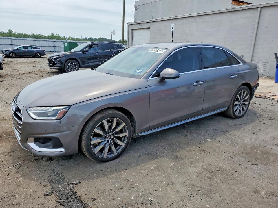 2022 Audi A4 VIN WAUBBAF47NN011166 COPART salvage auction — REAR END, Va - Cert Of Title - Salvage, sold $200 on 2026-07-29 (photo 1)