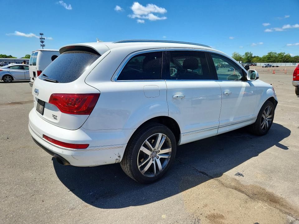 2015 Audi Q7 VIN WA1LGAFE9FD014671 COPART salvage auction — FRONT END, Ny - Mv-907A Salvage Certificate, sold $2,500 on 2026-07-06 (photo 3)