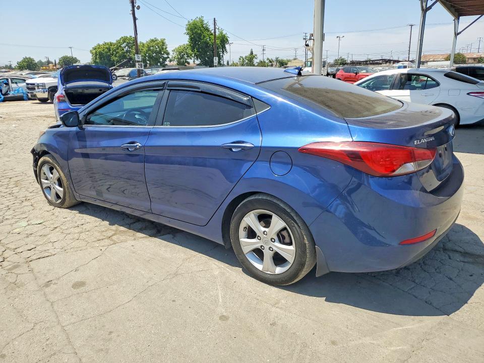 2016 Hyundai VIN 5NPDH4AE6GH735039 COPART salvage auction — FRONT END, CA - SALVAGE CERTIFICATE, sold $1,750 on 2026-07-02 (photo 2)