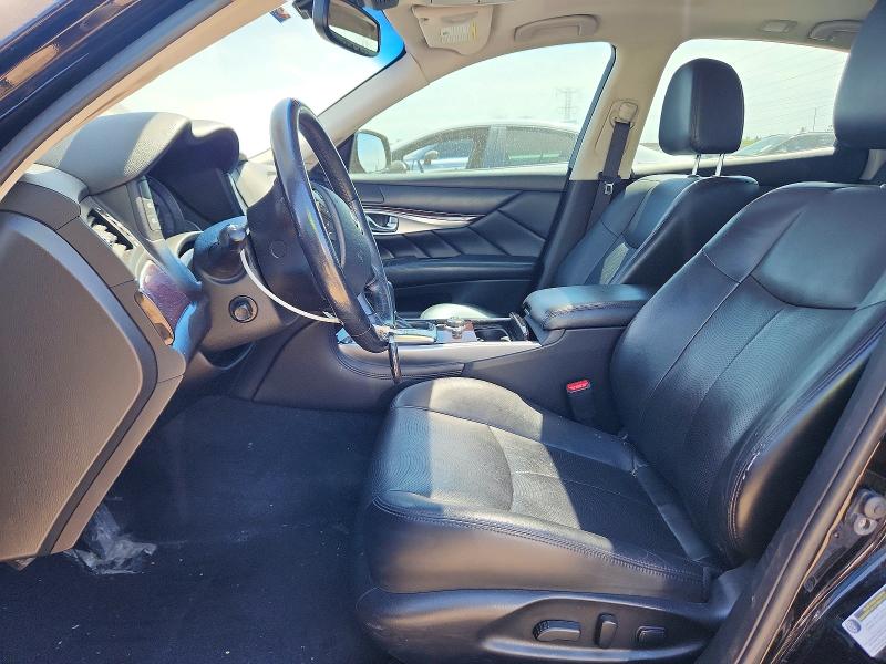 2019 Infiniti Q70 VIN JN1BY1AR1KM585559 COPART salvage auction — FRONT END, Il - Salvage Certificate, sold $1,650 on 2026-07-07 (photo 7)