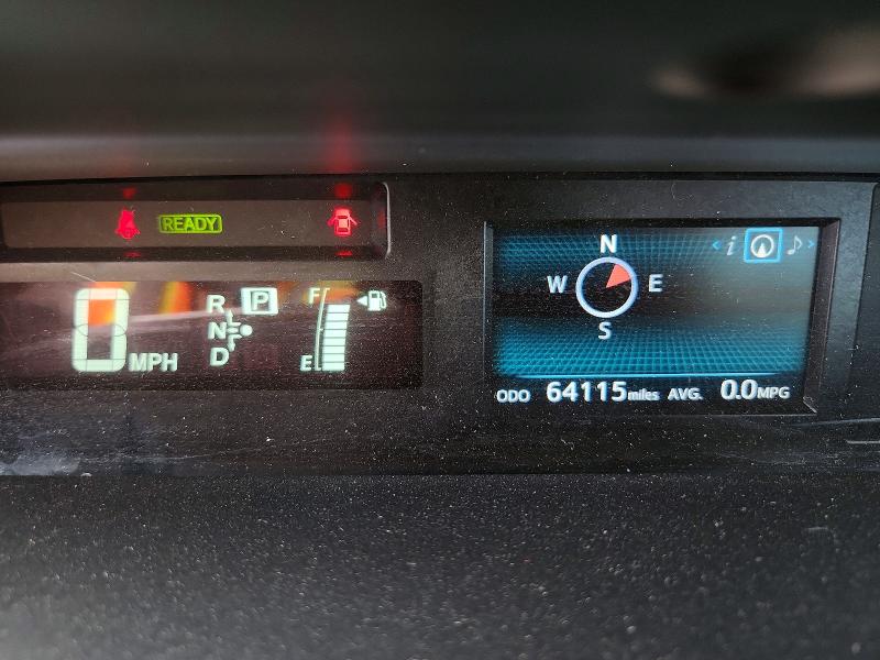 2015 Toyota Prius v VIN JTDZN3EUXFJ024492 COPART salvage auction — FRONT END, Il - Salvage Certificate, sold $5,800 on 2026-07-20 (photo 9)