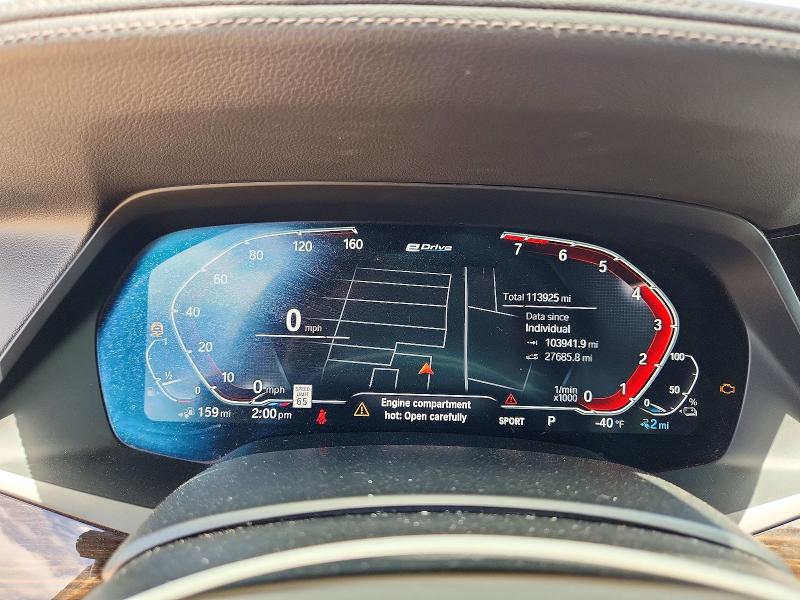 2021 BMW X5 VIN 5UXTA6C08M9E52872 COPART salvage auction — FRONT END, Tx - Salvage Vehicle Title, sold $23,300 on 2026-07-30 (photo 9)