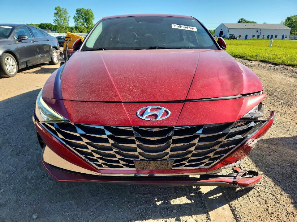 2023 Hyundai Elantra VIN KMHLN4AJ2PU074094 COPART salvage auction — SIDE, OH - CERT OF TITLE-SALVAGE, sold $4,500 on 2026-07-06 (photo 5)