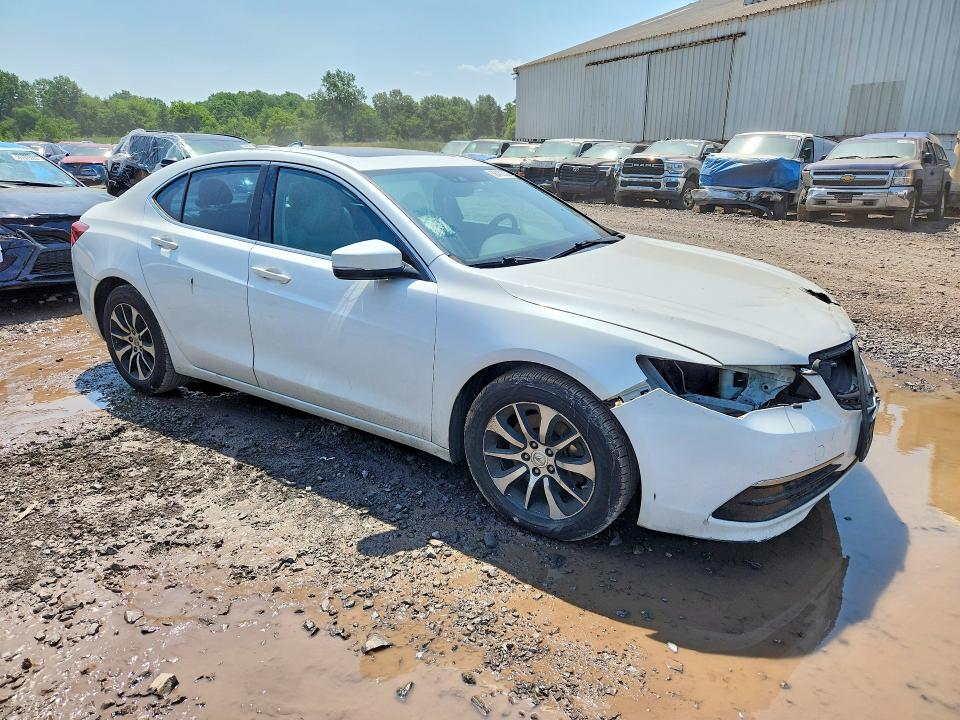 2015 Acura Tlx VIN 19UUB1F56FA004627 COPART salvage auction — FRONT END, Pa - Certificate Of Salvage, sold $750 on 2026-08-03 (photo 4)