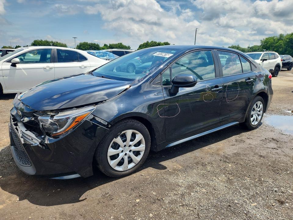 2022 Toyota Corolla VIN 5YFEPMAE8NP369219 COPART salvage auction — FRONT END, Fl - Certificate Of Title, sold $6,200 on 2026-07-06 (photo 1)