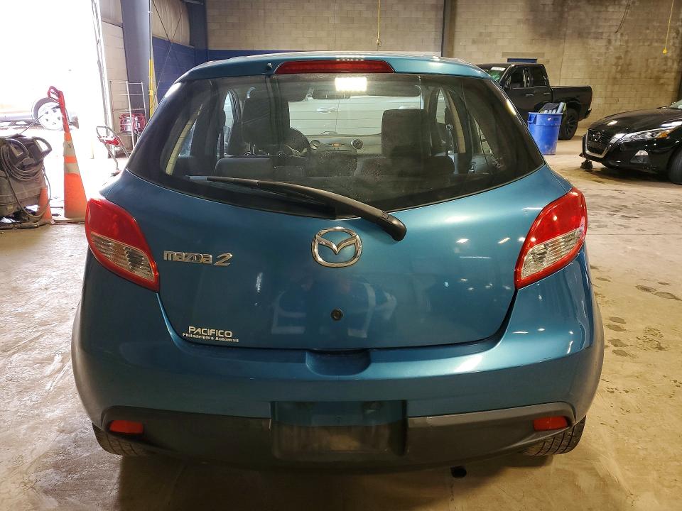 2012 Mazda 2 VIN JM1DE1KZ4C0140948 COPART salvage auction — FRONT END, Pa - Certificate Of Salvage, sold $925 on 2026-07-08 (photo 6)