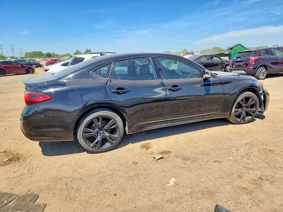 2019 Infiniti Q70 VIN JN1BY1AR1KM585559 COPART salvage auction — FRONT END, Il - Salvage Certificate, sold $1,650 on 2026-07-07 (photo 3)