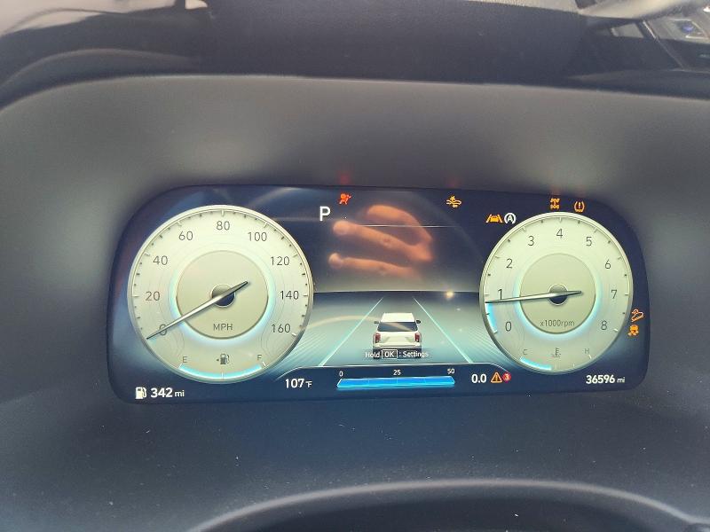 2024 Hyundai VIN KM8R7DGE4RU735464 COPART salvage auction — FRONT END, Tx - Salvage Vehicle Title, sold $8,900 on 2026-07-28 (photo 9)