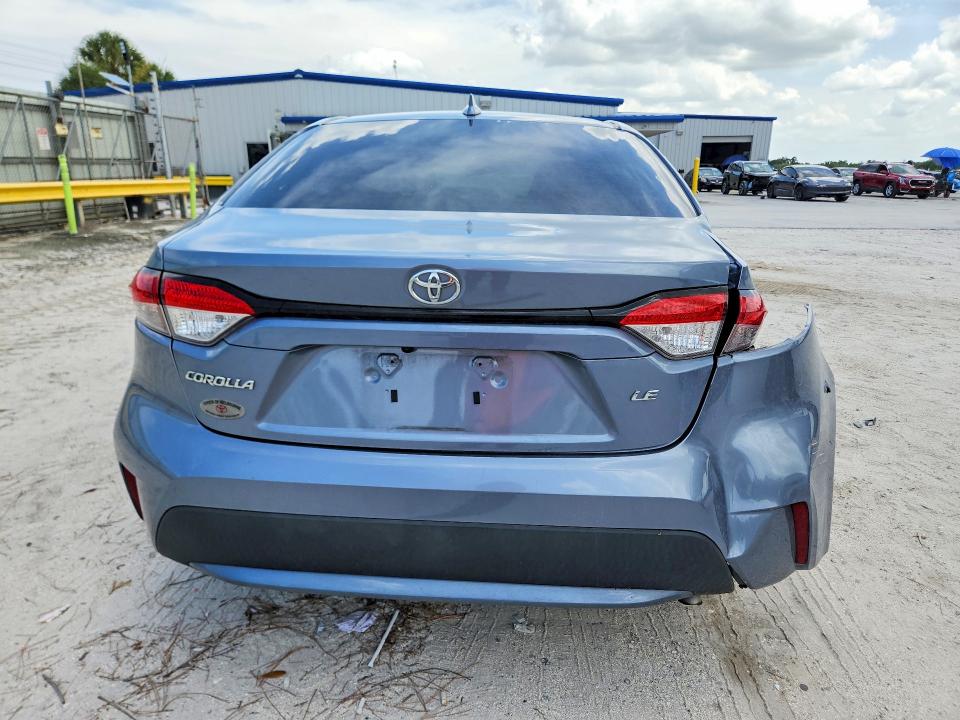 2022 Toyota Corolla VIN 5YFEPMAE1NP372754 COPART salvage auction — FRONT END, Fl - Certificate Of Destruction, sold $100 on 2026-07-29 (photo 6)