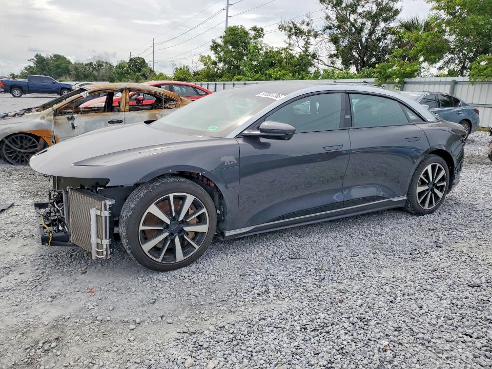 2023 Lucid Air VIN 50EA1TEA2PA004619 COPART salvage auction — FRONT END, Oh - Cert Of Title-Salvage, sold $7,400 on 2026-07-07 (photo 1)